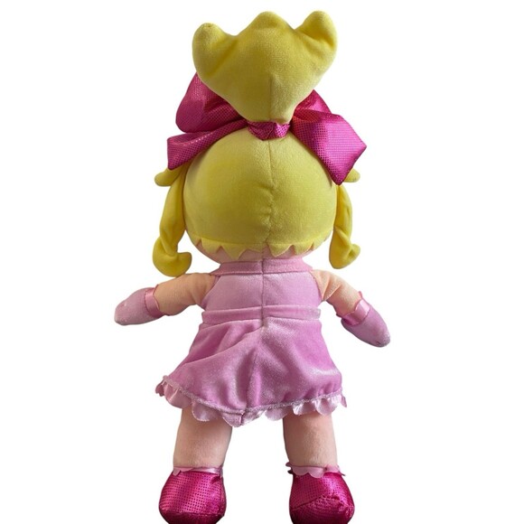 Disney Store Muppet Babies Miss Piggy Plush 14" Toy Pink Dress - Picture 4 of 4